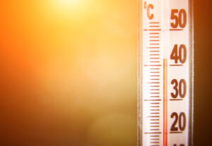 Foto Thermometer - Hitze im Büro